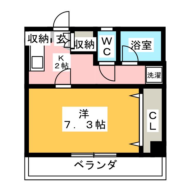 ＫＯＮＳＯＲＴＥ松原 間取り