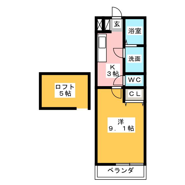クレバネス町屋 間取り