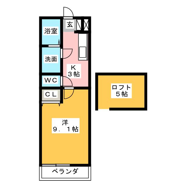 クレバネス町屋 間取り