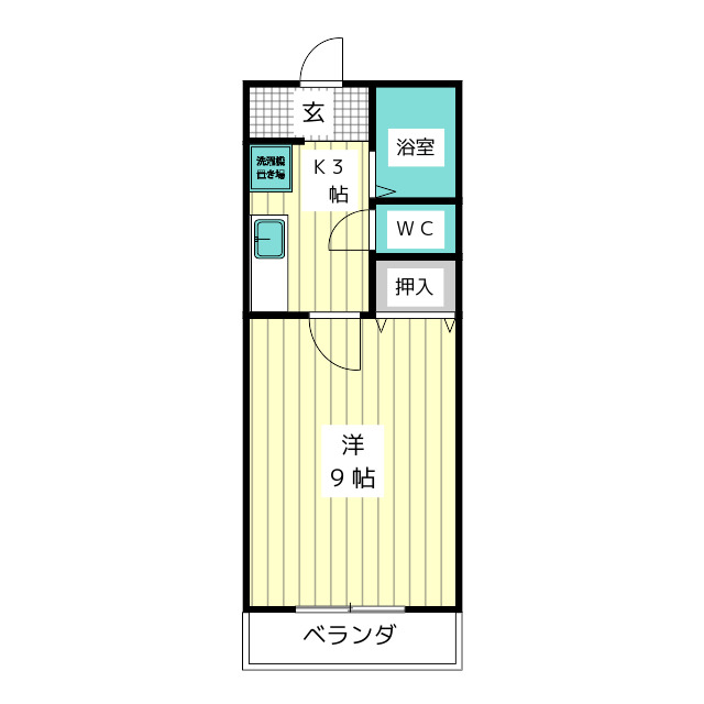 クレール藤ヶ丘 間取り