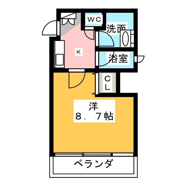 エスティメゾン東別院 間取り