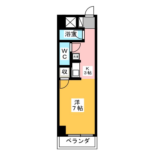アンシャンテ川原 間取り