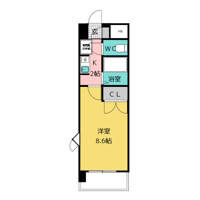 フラワール駒方 間取り
