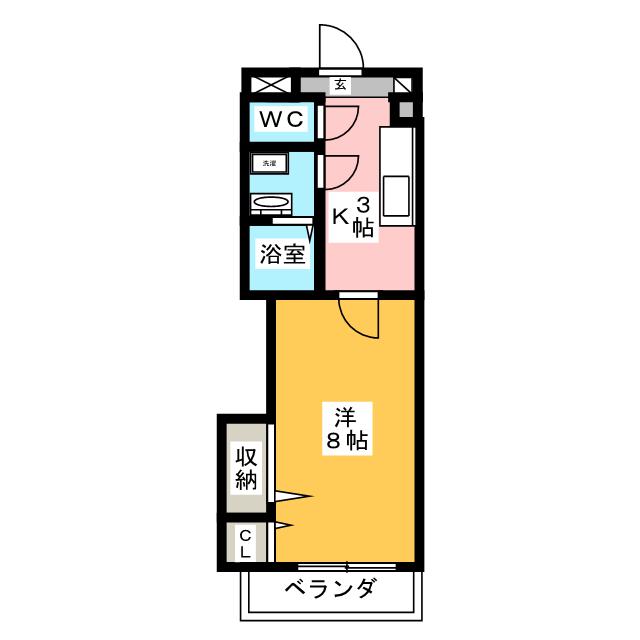 Ｂｒａｉｎ　長根 間取り