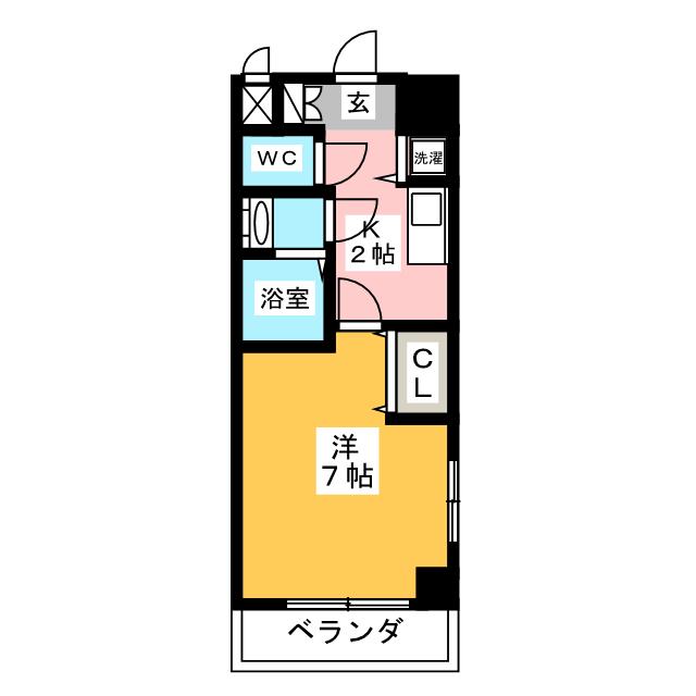 Ｃ’２　ＳＱＵＡＲＥ 間取り