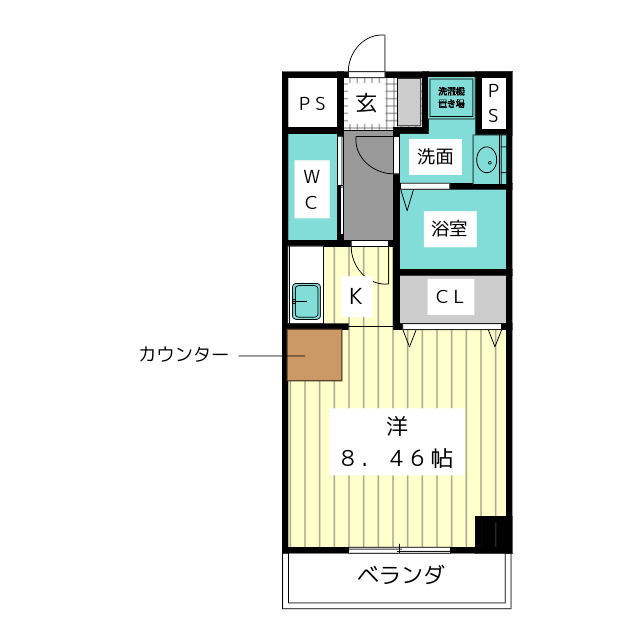 ベルメゾン三宅 間取り
