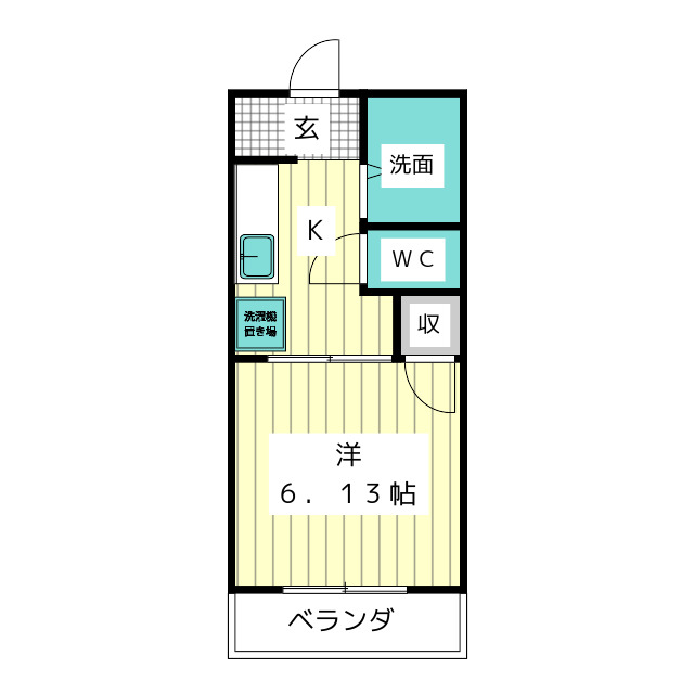 ひかりハイツＡ棟 間取り