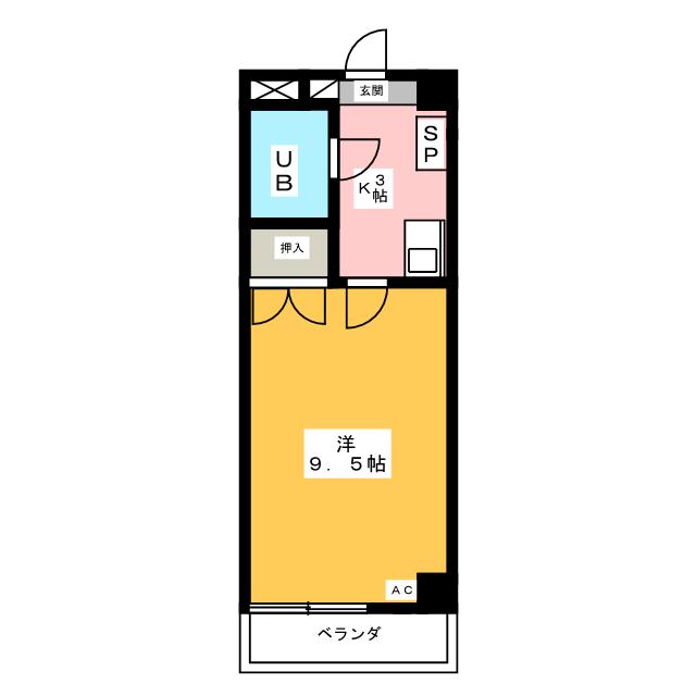 ＡＺＡＬＥＡ２号館 間取り