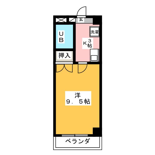 ＡＺＡＬＥＡ２号館 間取り
