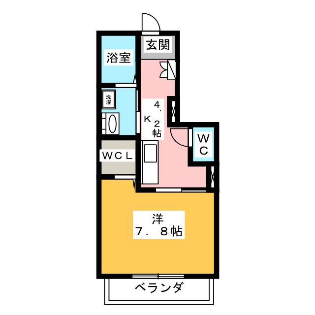 ヴィラ富木島Ⅲ 間取り