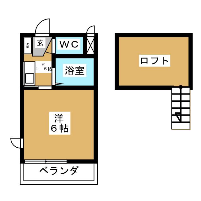 ル・クールＫ１ 間取り