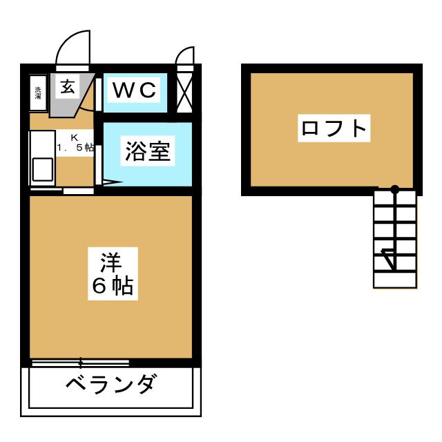 ル・クールＫ１ 間取り