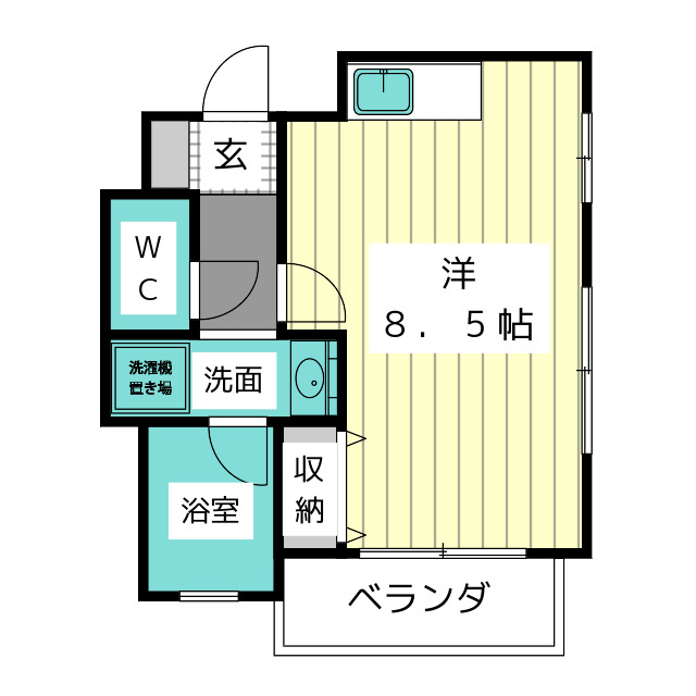 キャッスルミニ藤ヶ丘 間取り