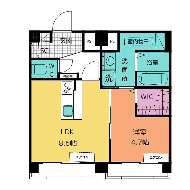 岩田ビル 2部屋を1部屋にフルリノベ
