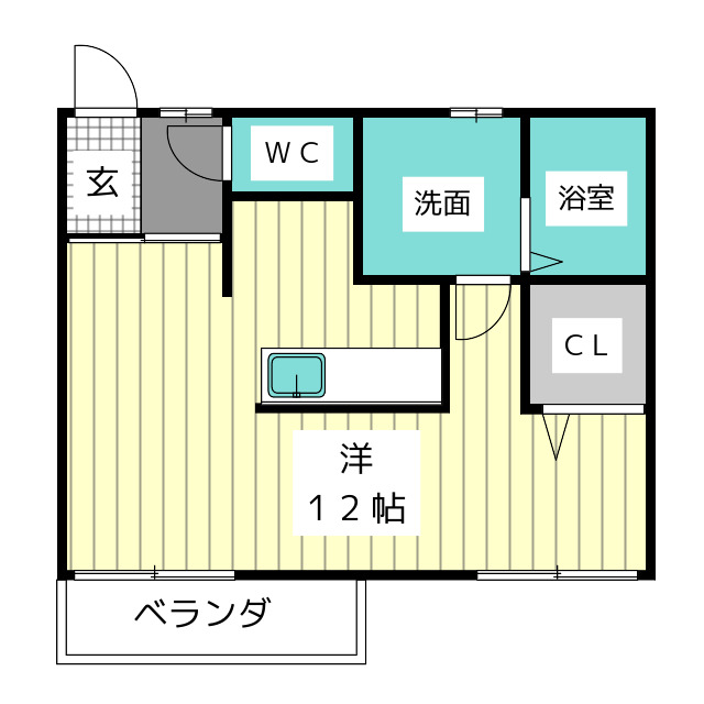 コーポなかやま 間取り
