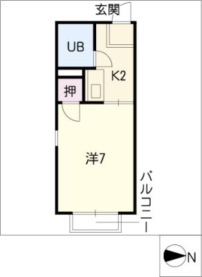 ドーミトリ前山Ａ棟 間取り
