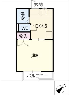 ジュネス竜美台 間取り