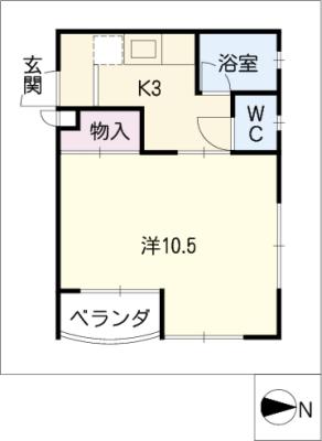 池園シティマンション 間取り