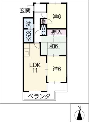 グリーングラス藤 間取り