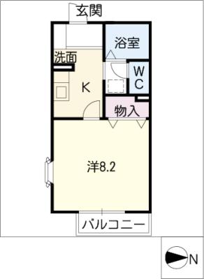 メゾン・ラポール　Ｇ棟 間取り
