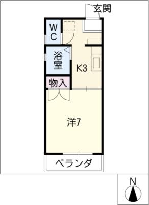 コーポゼフィール 間取り
