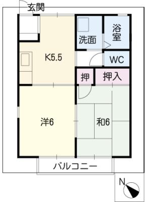 ラフォーレ前山 間取り