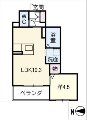 ベレオ白山 間取り