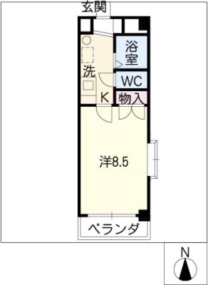 Ｌｉｆｅ　Ｓｔａｇｅ　四谷 間取り