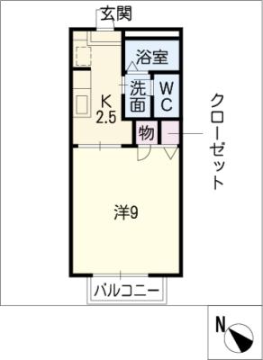 クレイドル寺山下Ｂ 間取り
