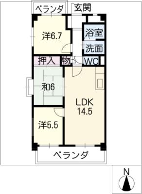 プレシオン猫洞 間取り