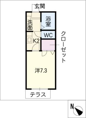 クレイドル寺山下Ｃ 間取り