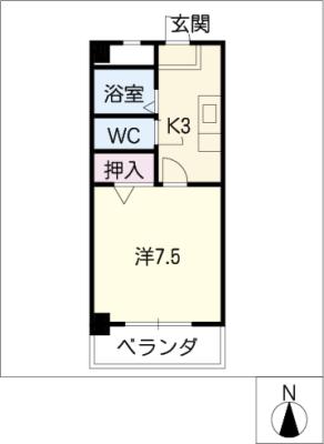 シャトレット四ッ谷 間取り