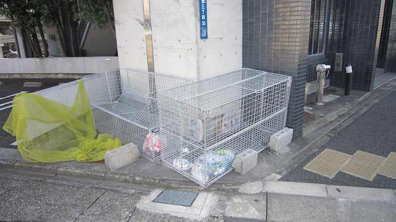 ヴァンクール吹上 ゴミ置き場