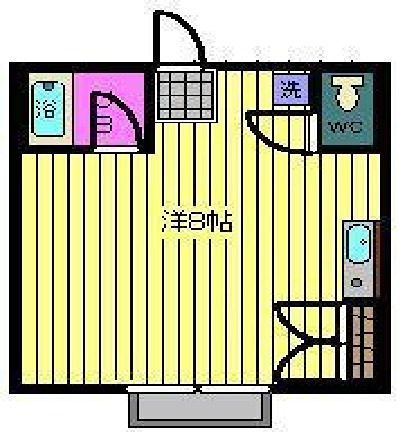 カレッジハウスＭ　A棟 間取り