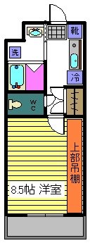 棒屋第5住吉ハイツ 間取り