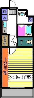 棒屋第5住吉ハイツ 間取り