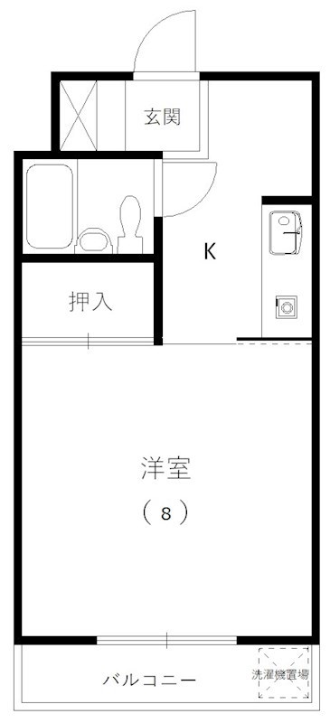 カレッジハイツⅠ 間取り
