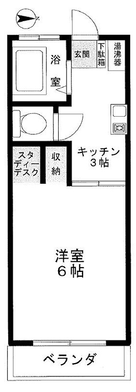 ジュネス信濃Ⅱ 間取り