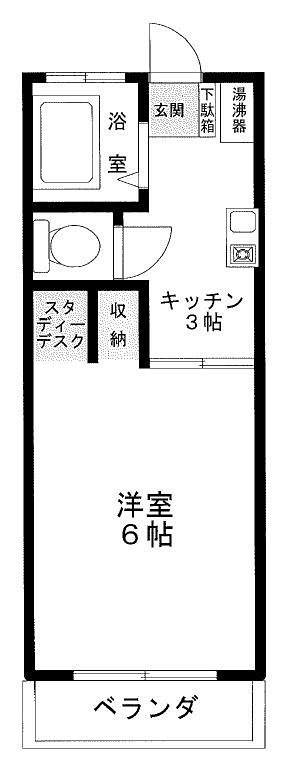 ジュネス信濃Ⅲ 間取り