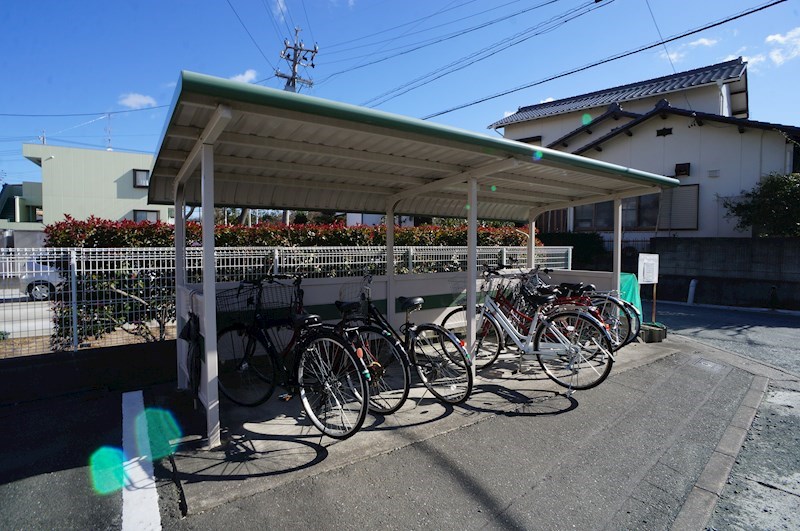 あぷと文丘 屋根付き駐輪場