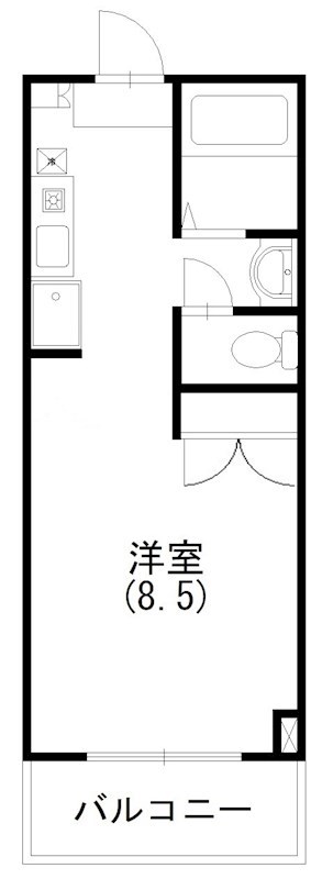 クリエイトダイアナⅠ 間取り