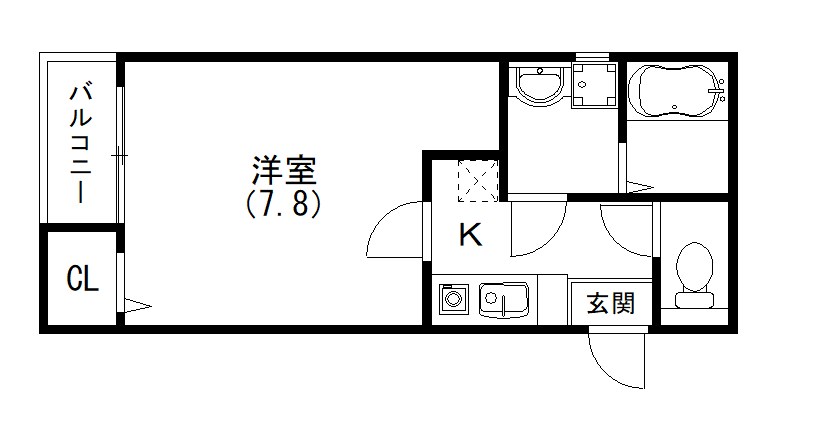 クレフラスト静岡大北 間取り