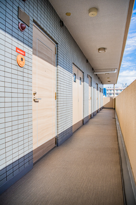 スカイコール古井ノ坂 共用廊下