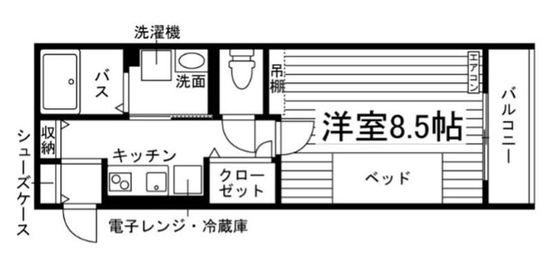 アーバンハイツEdoブリッジ 間取り