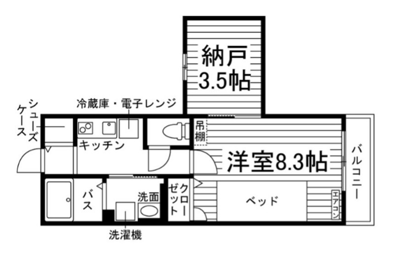 アーバンハイツEdoブリッジ 間取り