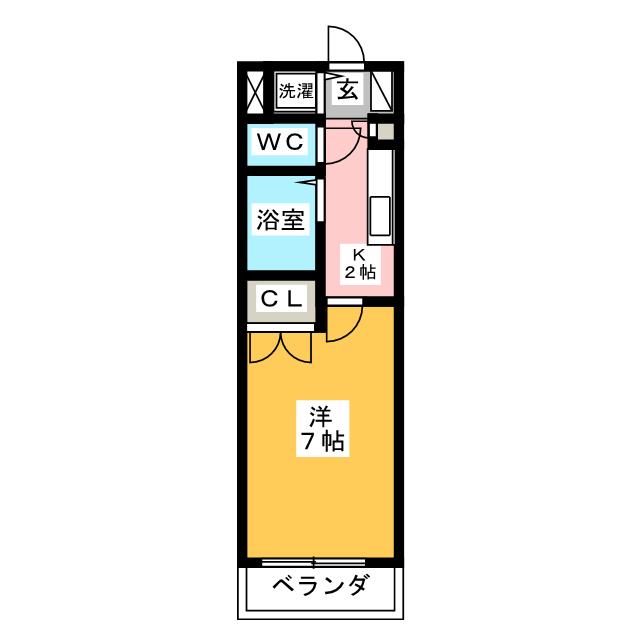 浅井コーポⅢ 間取り