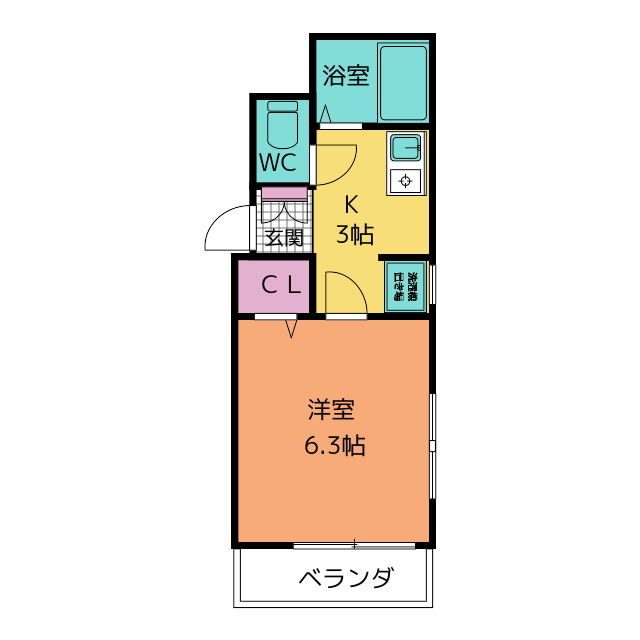 コスモタウン原 間取り