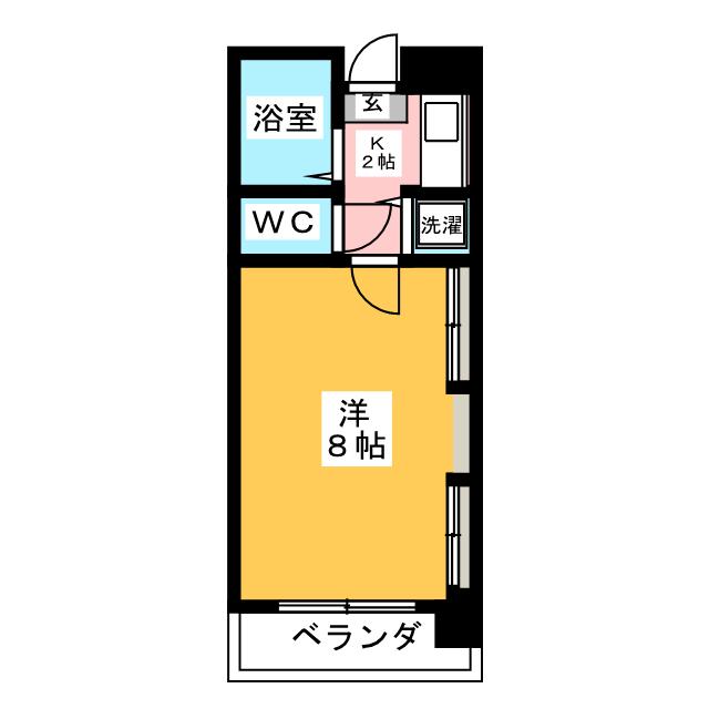 鏡ヶ池ハイツ 間取り