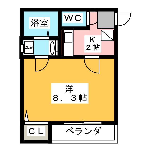 クレフラスト矢田D棟 間取り