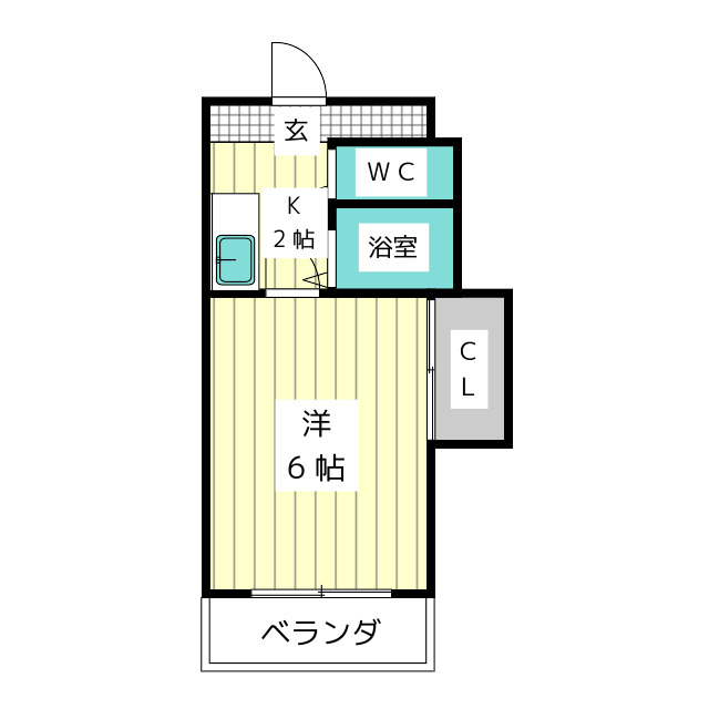 秀美寮 間取り